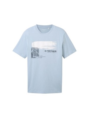 T-shirt męski Tom Tailor printed t-shirt r. M Foggy Blue