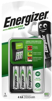 Energizer Nabíječka baterií CH Maxi + 4AA POWER Plus 2000 mAh