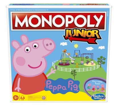 Hasbro Monopoly Junior Świnka Peppa