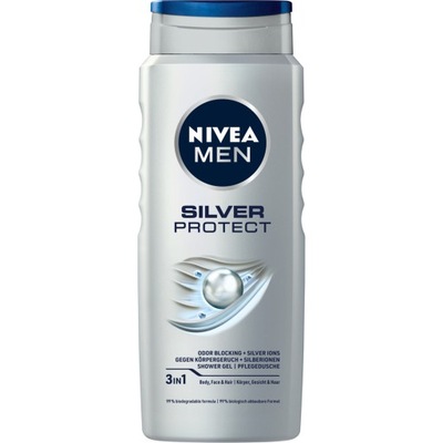 Nivea Men Żel pod prysznic 500ml Silver Protect