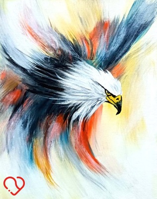 Obraz orzeł 30x23 / 75 Patryk Mit