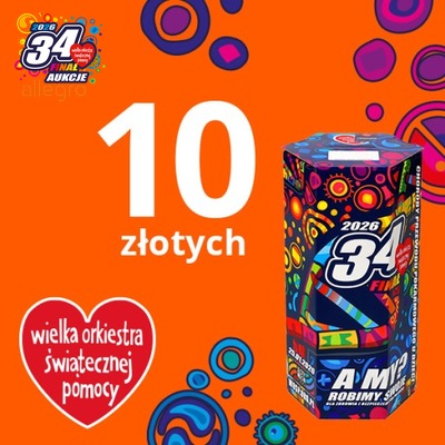 Puszka WOŚP - wspieram 34. Finał 10 zł