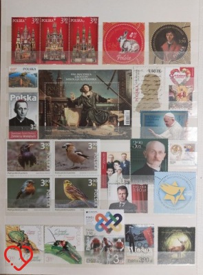 Kompletny Rocznik znaczków pocztowych 2023 rok