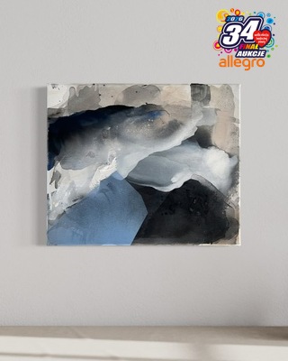 Midnight Meadows 6/6 - Obraz Abstrakcyjny