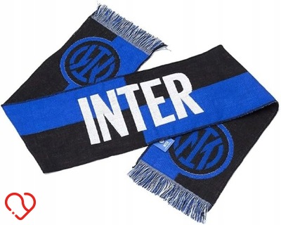 ORYGINALNY Licencjonowany szalik kibica INTER MEDIOLAN 140 x 22 HOLOGRAM