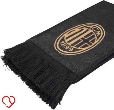 Oryginalny licencjonowany szalik kibica AC MILAN ROSSONERI 125 LAT