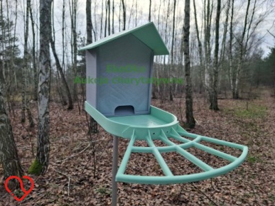 DUŻY KARMNIK DLA PTAKÓW W TECHNOLOGII DRUKU 3D (CHARYTYWNIE) + KARMA