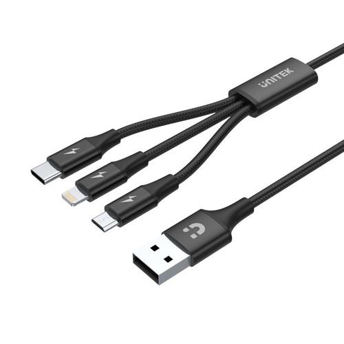 Комплект USB-кабелей — USB тип C/microUSB/