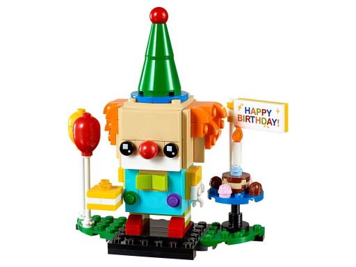 LEGO 40348 BrickHeadz — Клоун на день рождения