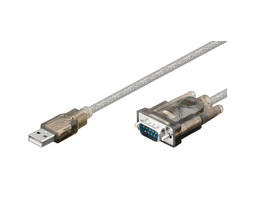 MicroConnect USB2.0 — последовательный порт DB9 М-М, 1,8 м