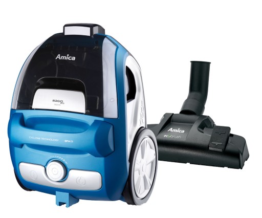 Пылесос без мешка AMICA Bagio Eco VM3041 900W EPA12, синий