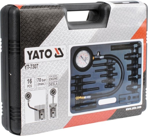YATO DIESEL YT-7307 ИЗМЕРИТЕЛЬ ДАВЛЕНИЯ СЖАТИЯ
