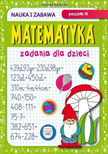 Задания по математике для детей III уровень Беата Гузовска