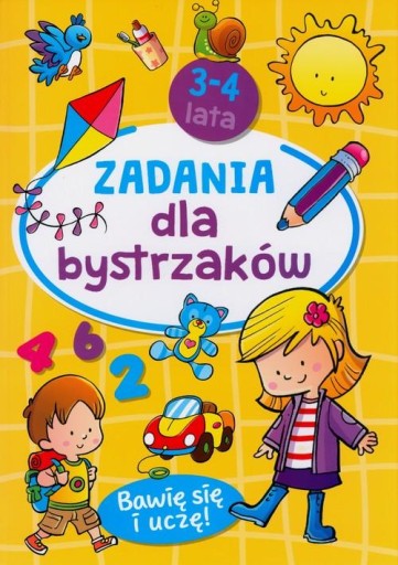 Zadania dla bystrzaków 3-4 lata Jesus Lopez (ilustr.) broszurowa Olesiejuk
