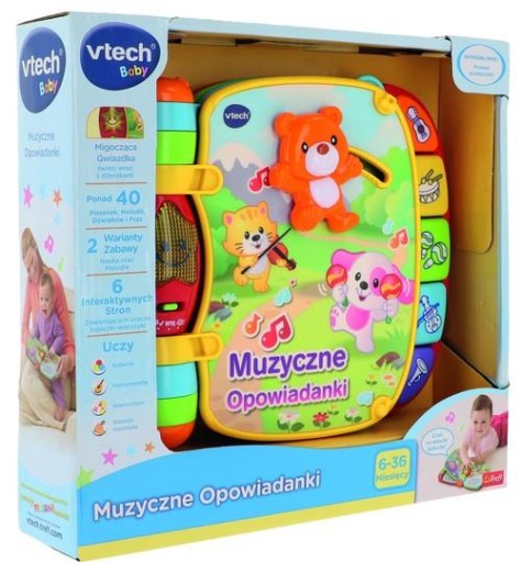 Книга vTech «Музыкальные истории» 61174