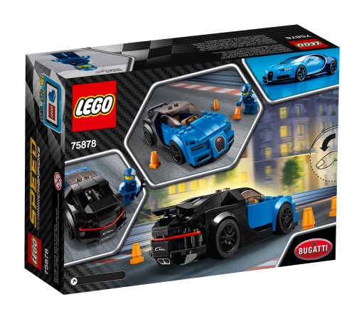 LEGO 75878 LEGO Speed ​​​​Champions 75878 Bugatti Chiron + БЕСПЛАТНО