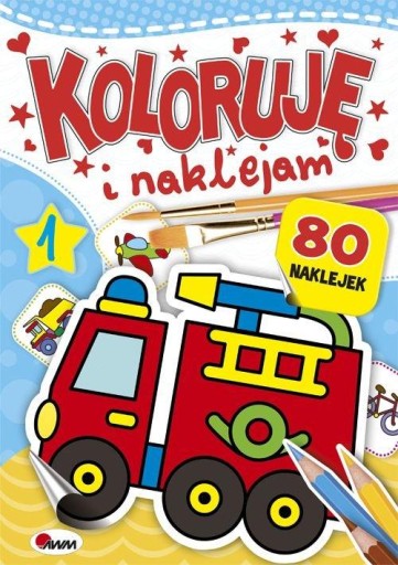 KOLORUJĘ I NAKLEJAM KOLOROWANKA PRZEDSZKOLAKA