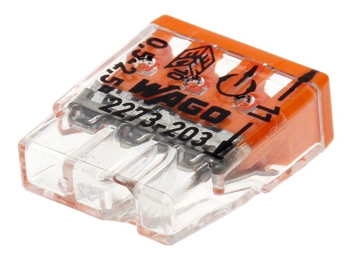Компрессионный соединитель WAGO Quick Connector 3x2,5 м 10 шт.