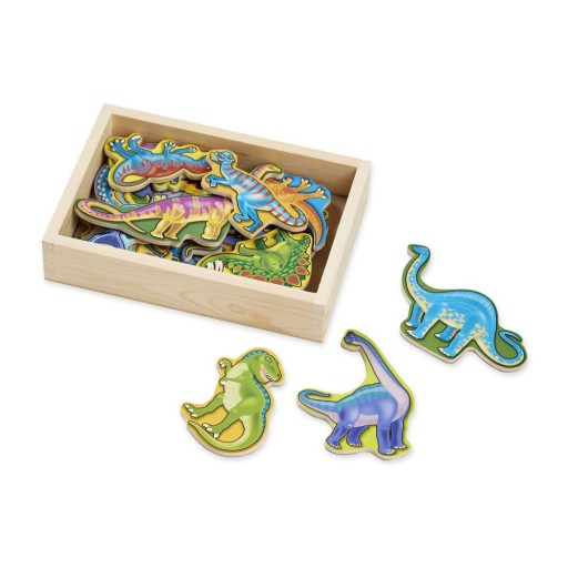 Деревянные магниты для детей Динозавры Melissa&Doug