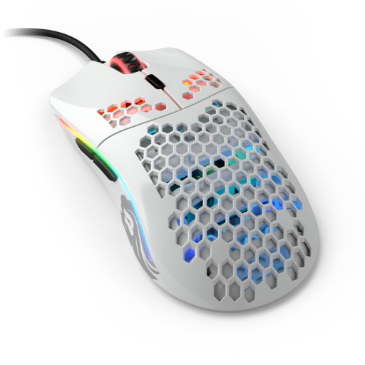 Мышь GLORIOUS PC Gaming Race, модель O, глянцевый белый цвет
