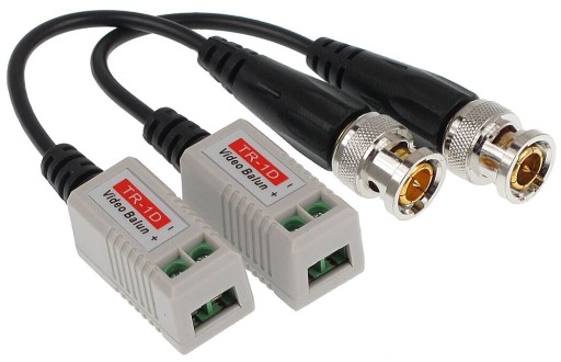 2 ПАССИВНЫХ ДВУНАПРАВЛЕННЫХ ТРАНСФОРМАТОРА HD BNC/UTP