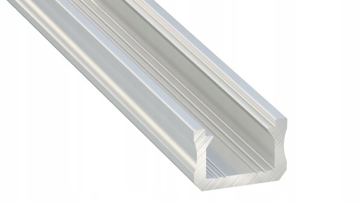 Алюминиевый профиль Narrow SLIM 12мм Silver Raw тип X для светодиодных лент 2 метра