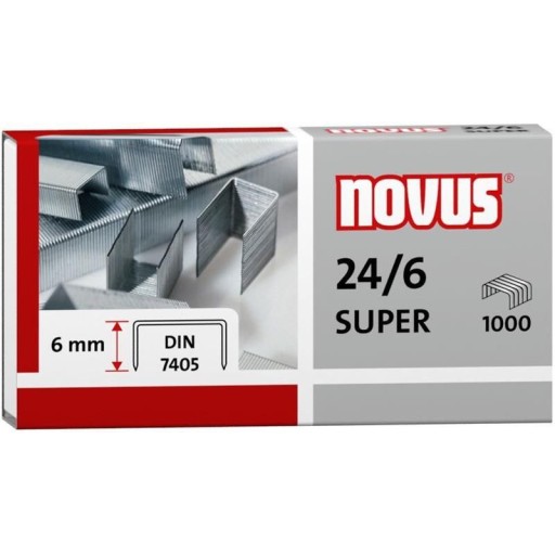 ZSZYWKI NOVUS 24/6 DIN SUPER 1000 SZT