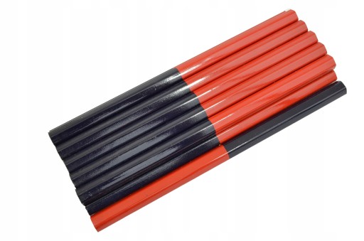 OŁÓWEK STOLARSKI PROSTOKĄTNY NATURALNY MOCNY 240MM