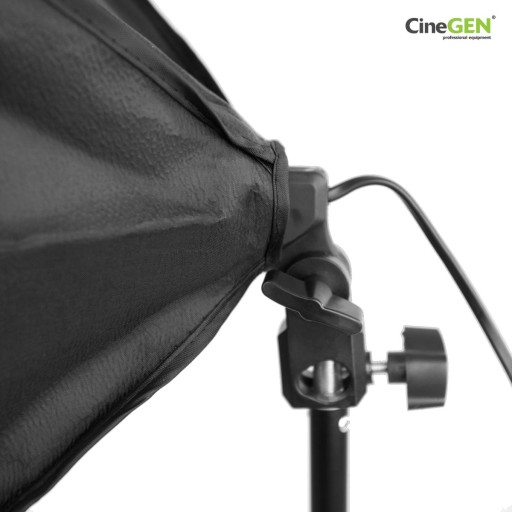 Pakiet lampa SOFTBOX 40x40cm 400W statyw dyfuzor