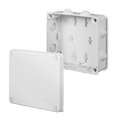 PUSZKA 167×167×75 N/T HERMET IP55 BIAŁA PK-7 0238