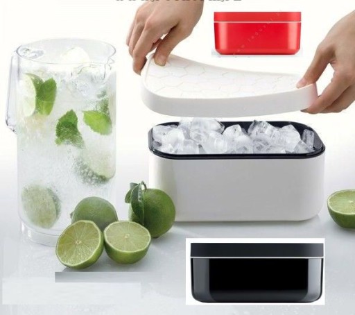 Форма и коробка для льда Lekue Hielo, красный