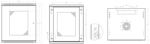 Подвесной шкаф RACK 19