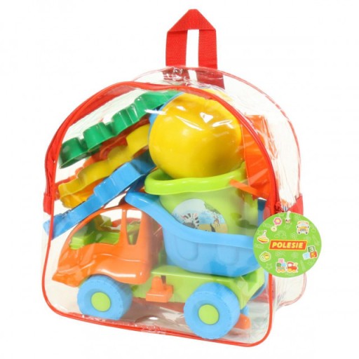 Рюкзак WADER Bucket с игрушками и формами для песка 11