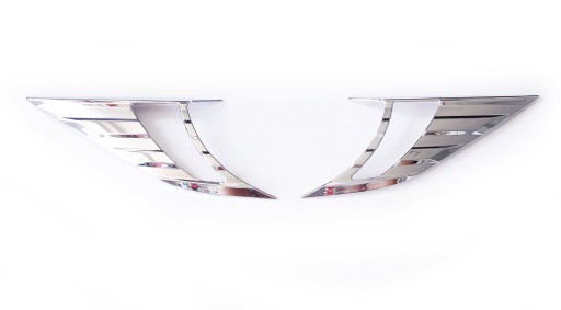 ХРОМИРОВАННЫЕ НАКЛАДКИ ЛАМП NISSAN QASHQAI J11