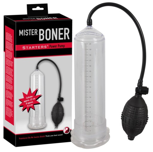 Насос для пениса Mister Boner Pump БЕСПЛАТНО + ГЕЛЬ