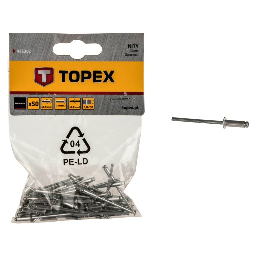 NITY ALUMINIOWE ZRYWALNE 3,2x10mm 50szt.
