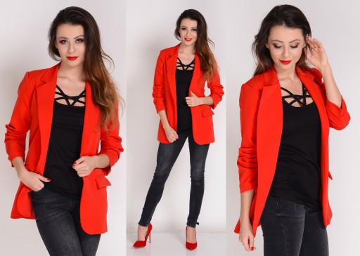 Классическая итальянская куртка RED L/40