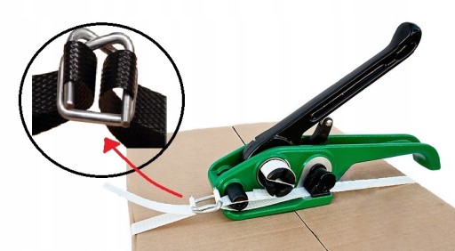 16mm TAŚMA PP bandownica do palet ZESTAW PAKOWY