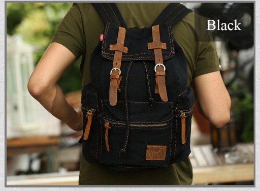 WROCŁAW Plecak Augur na laptopa 14,1 vintage khaki