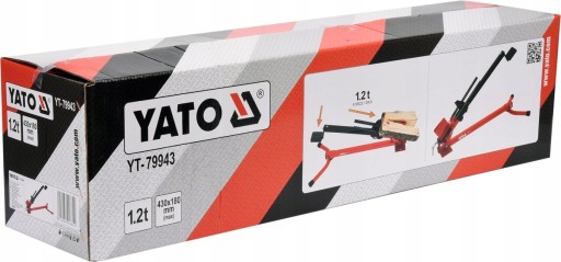 ДЕРЕВОКОЛУ YATO 1,2 Т ИЗМЕЛЬЧИТЕЛЬ КОЛЕЮЩИЙ МАШИНА НА НОЖКАХ С УСТАНОВКОЙ НА НОЖКИ