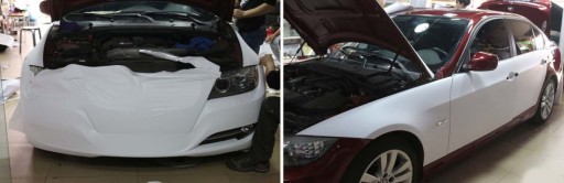 ФОЛЬГА БЕЛАЯ ШПОН МАТОВАЯ БЕЛАЯ МАТОВАЯ АВТО 50х152см