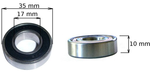 ПОДШИПНИК 6003 2RS