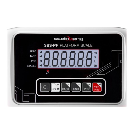 Расчетные платформенные складские весы СБС-ПФ-150 ЖК до 150кг