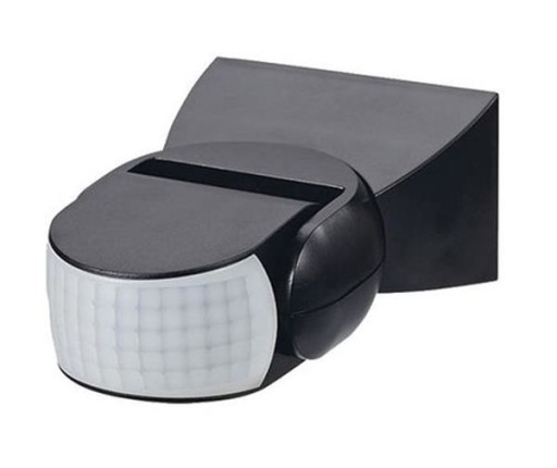 Датчик движения 360/180 градусов. 2 датчика, IP65, 1200Вт, черный