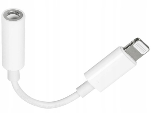Адаптер мини-джек Apple Lightning 3,5 мм