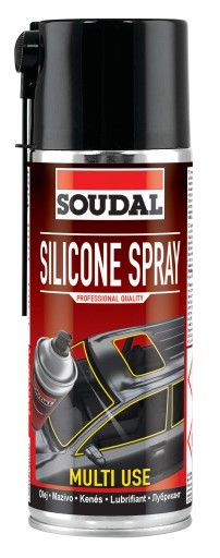 СИЛИКОНОВЫЙ спрей аэрозольный 400мл SOUDAL SILICONE SPRAY