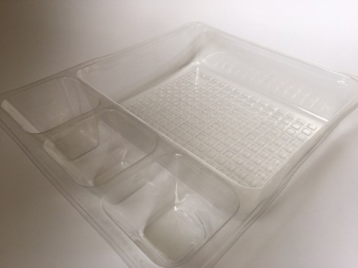 Контейнер PET TRAY, 4 отделения, набор 10 шт.