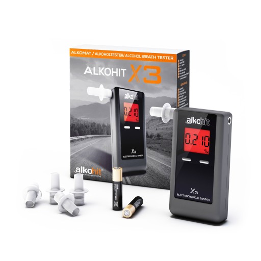 Алкотестер Alkohit X3 от профессиональных алкотестеров DKD!