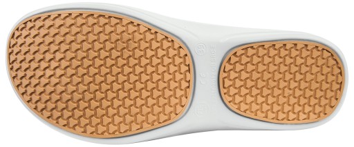 Удобные легкие шлепанцы белого цвета из ЭВА Stylish FitClog 44
