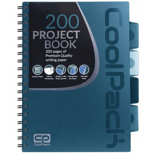 ШКОЛЬНЫЙ БЛОКНОТ SPIRAL B5 Cool Pack 2018 синий KOŁONOTES для школы